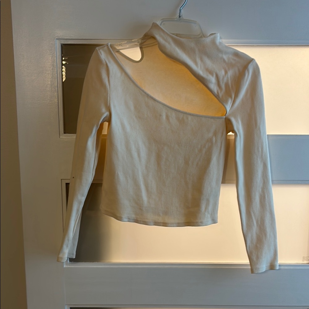 Elegant Cream Women's Top